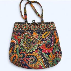 Vera Bradley Colorful Paisley Tote Bag